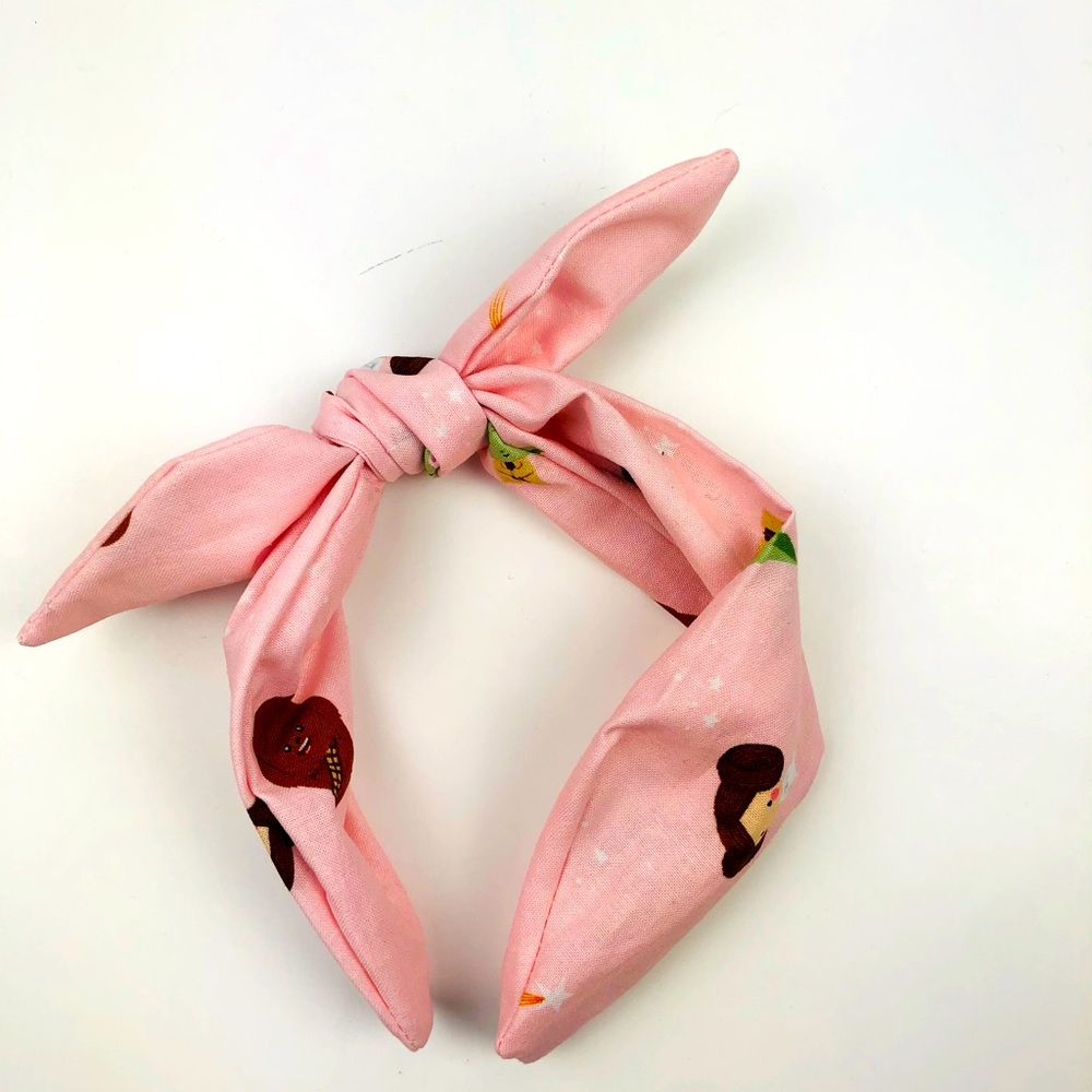 Headband removable bow